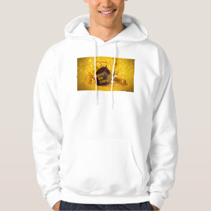 Nyårsafton firande-slipperyJoes svart Hoodie