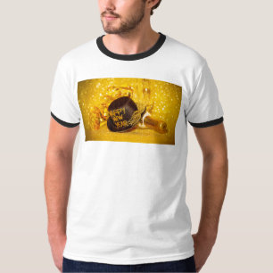 Nyårsafton firande-slipperyJoes svart T Shirt