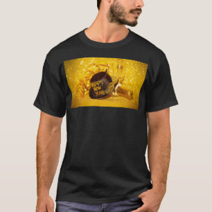 Nyårsafton firande-slipperyJoes svart T Shirt