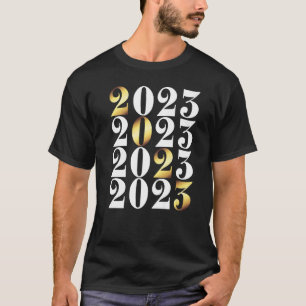 Nyårsafton Fireworks NYE Firande Lycklig New T Shirt