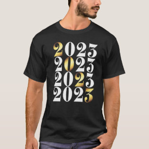 Nyårsafton Fireworks NYE Firande Lycklig New T Shirt