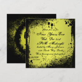 Nyårsafton för körning inbjudningar