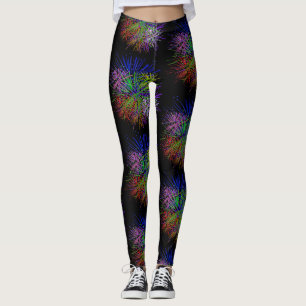 Nyårsafton Fyrverkeri Holidayfest Leggings