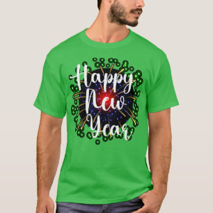 Nyårsafton Gott nytt år 2023 Fireworks T Shirt