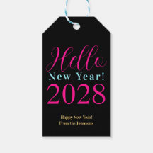 Nyårsafton Gott nytt år Black Shock rosa