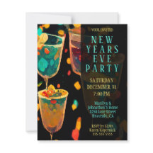 Nyårsafton-gruppinbjudan