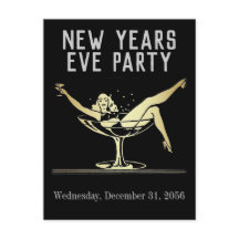 Nyårsafton-gruppinbjudan