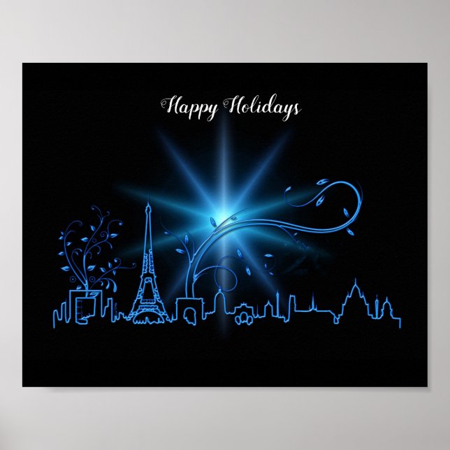 Nyårsafton i Paris Poster (Framsidan)
