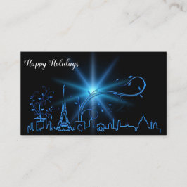 Nyårsafton i Paris Visitkort