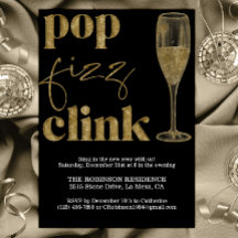 Nyårsafton Party Guld Gnistra Cheers