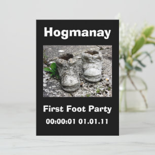 Nyårsafton Scottish Hogmanay Party Inbjudningar