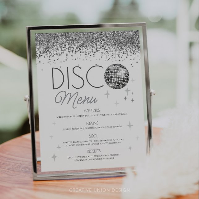 Nyårsafton sista ikonen för årets menysignatur (Last Disco of the Year)