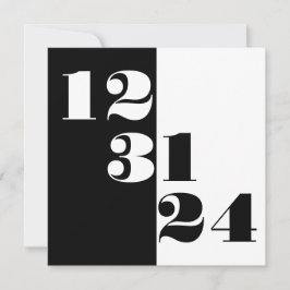 Nyårsafton Spara datum 12 31 24 Bröllop Spara Datumet