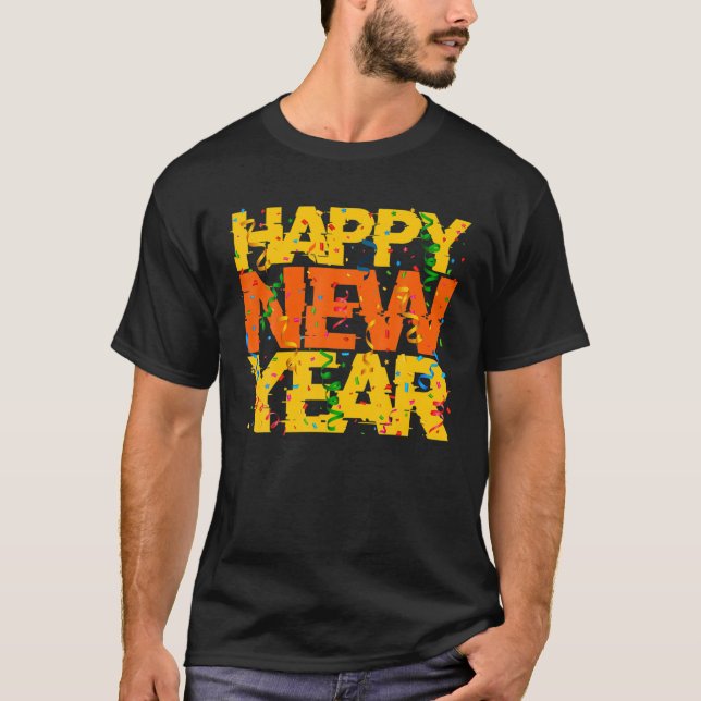 Nyårsaftonen GOTT NYTT ÅR 2022 som matchar familje T Shirt (Framsida)