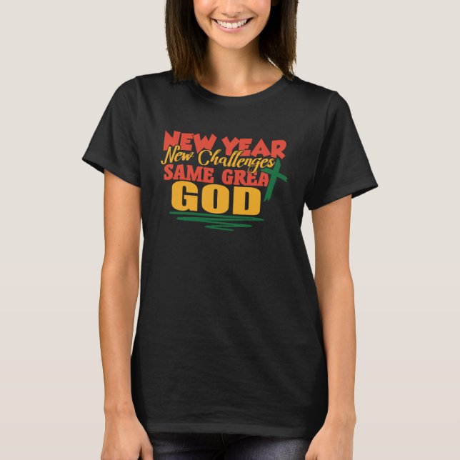 Nyårsautonomi Samma Underbara gudsapparat Merr T Shirt (Framsida)