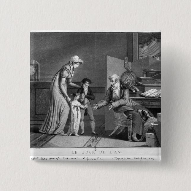 Nyårsdagen 1807 knapp (Framsida)