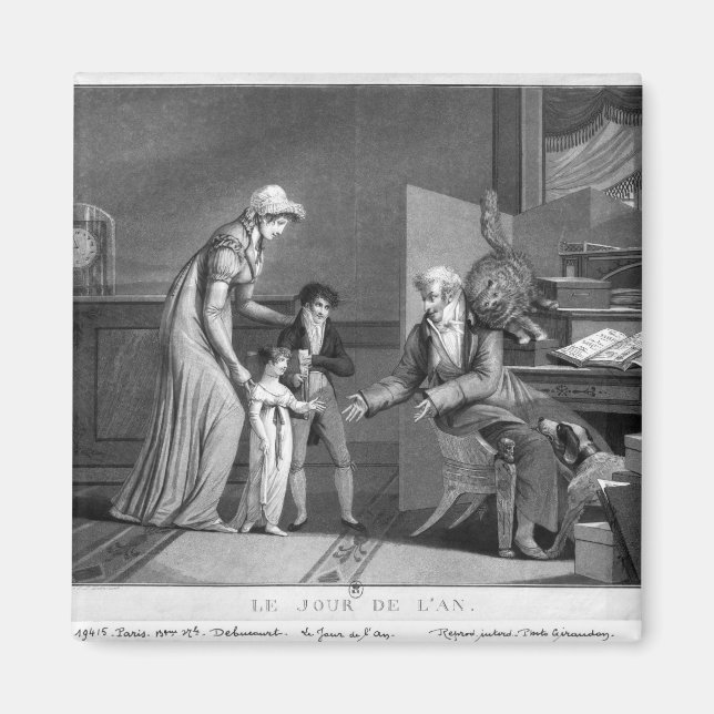 Nyårsdagen 1807 magnet (Framsidan)