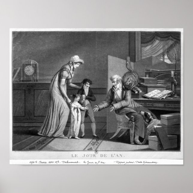 Nyårsdagen 1807 poster (Framsidan)