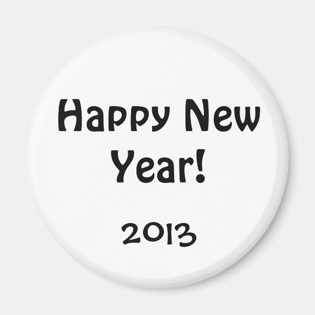 Nyårsdagen 2013 magnet (Framsidan)