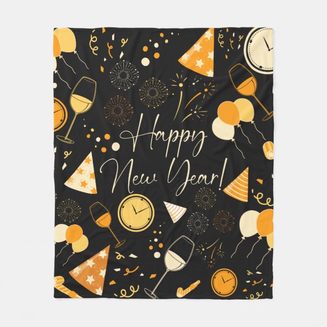 Nyårsdagen Fleecefilt (Framsidan)