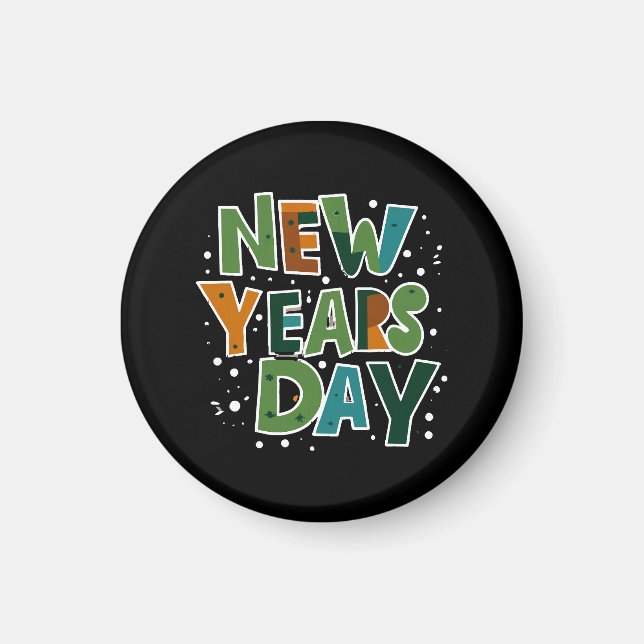 Nyårsdagen Magnet (Framsidan)