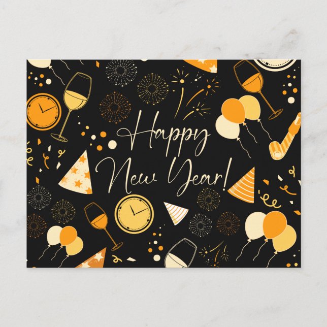 Nyårsdagen Vykort (Framsida)