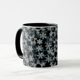 Nyårsdekoration, jul, nytt år, snö mugg