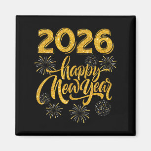 Nyårsfestartiklar 2026 Gott Nytt År F Magnet