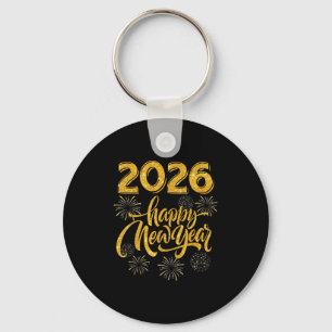 Nyårsfestartiklar 2026 Gott Nytt År F Nyckelring