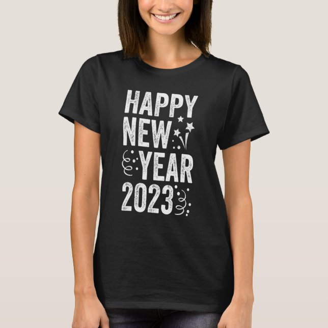 Nyårsfestartiklar för barn NYE 2023 Gott N T Shirt (Framsida)