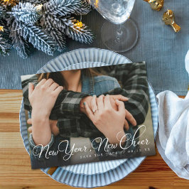 Nyårsfirande Foto Spara Datum Meddelande Vykort