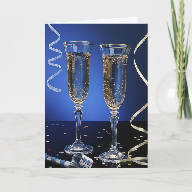 Nyårsfirande inbjudan (Framsida)