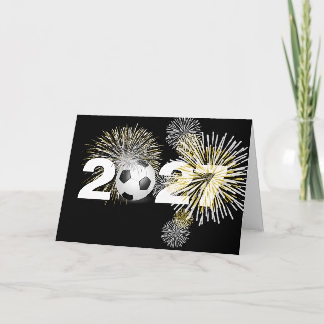 Nyårsfotboll 2027  helgkort (Framsida)