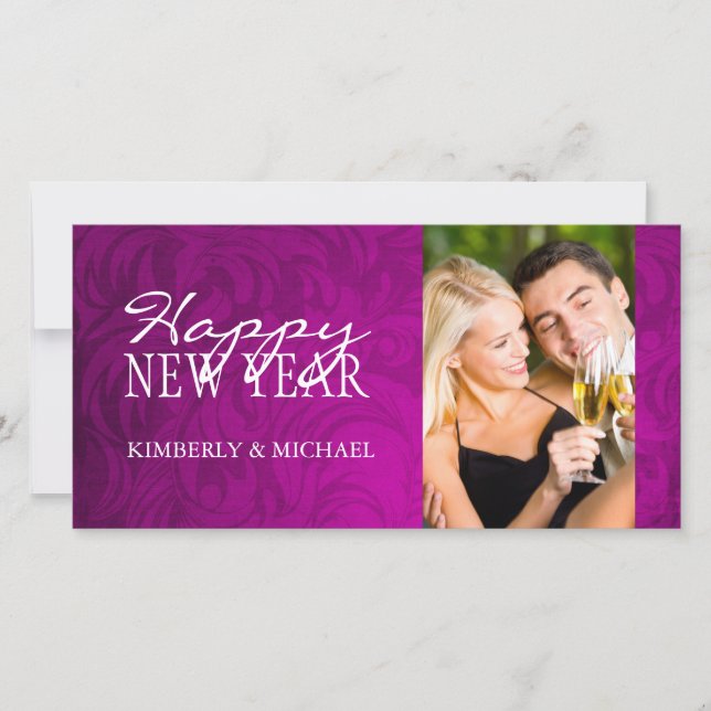 Nyårsfotokort Julkort (Framsida)