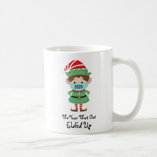 Nyårshelgen Elf 2020 År som Harna åldrade upp Kaffemugg