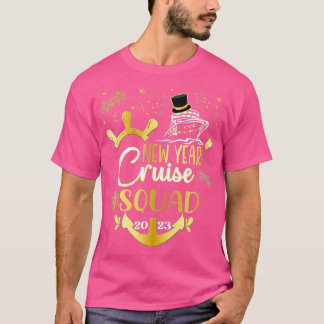 Nyårsjakt 2023 NYE Party-familjens helgdag T Shirt