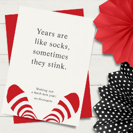 Nyårsjubileet Red Julkort