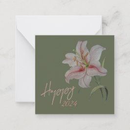 nyårskalender anteckningskort