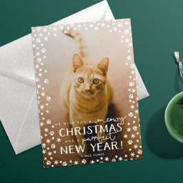 Nyårskort för megawatt jul-Helgdag Julkort