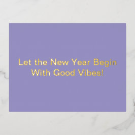 Nyårskort med en touch av nyckfullhet