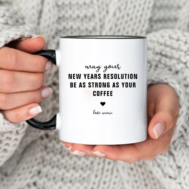 Nyårslöfte NYE Högtids Humor Roligt Mugg (New Years Resolution NYE Holiday Humor Funny Mug
)