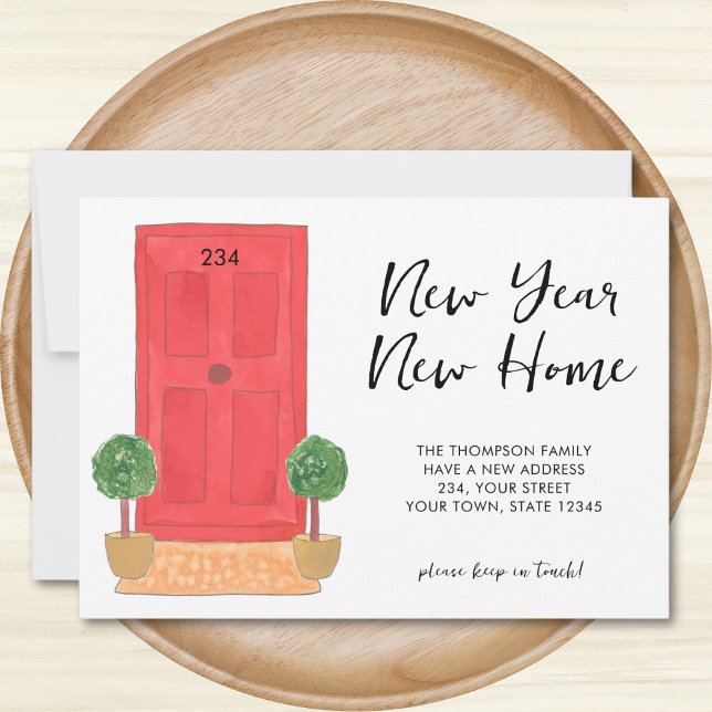 Nyårsmeddelande om Flytta i hemmet Meddelande (Skapare uppladdad)