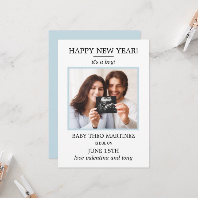 Nyårsmeddelande om fotoGravid (Fram/Back In Situ)