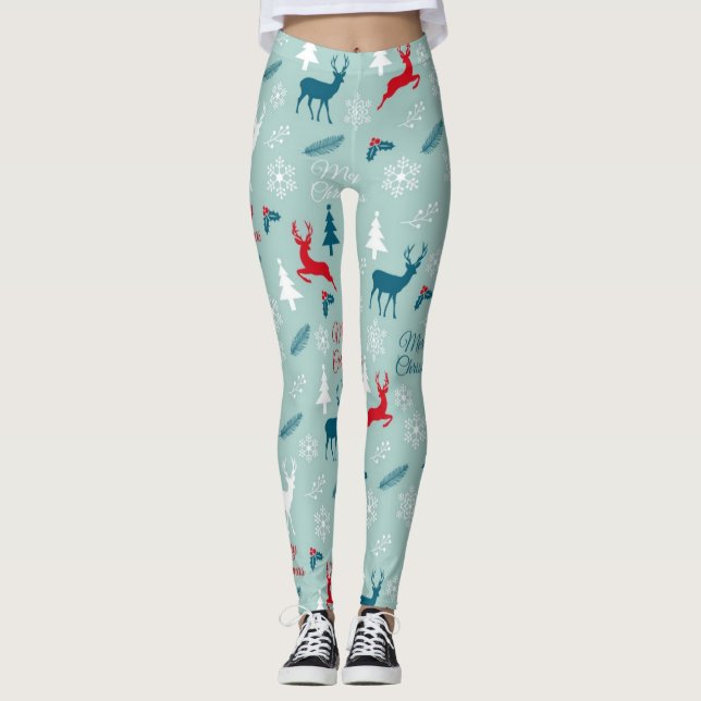 Nyårsmönster Leggings (Framsida)