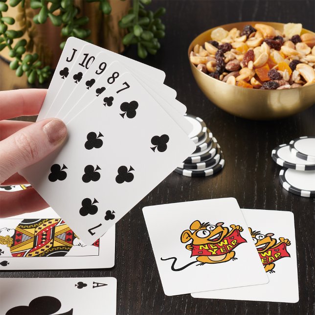 Nyårsmus Casinokort (Skapare uppladdad)