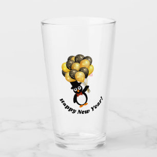 Nyårspingvin Glas Kopp