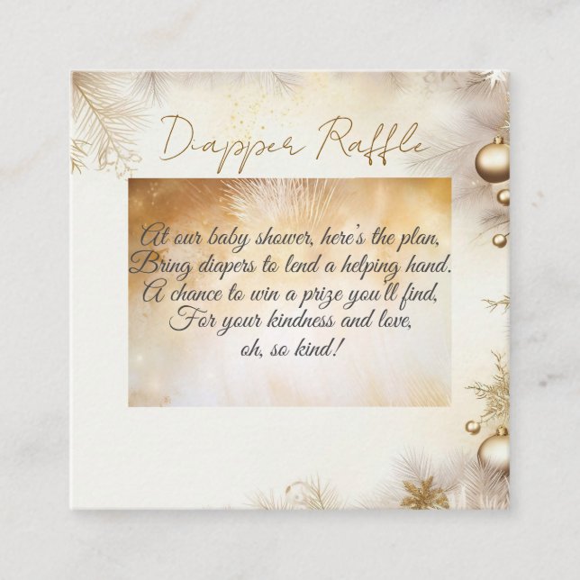 Nyårsprejaren för Elegant av nyårskonstruktion för Tilläggskort (Framsida)