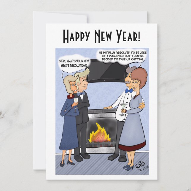 Nyårsresolution Inbjudan (Framsida)