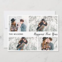 Nyaste årets chic, modern multifoto, nytt år