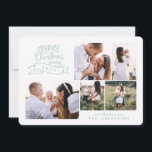 nyaste christmas-fotot julkort<br><div class="desc">Sprid den entusiastiska glädjen med den här roligten. Den innehåller fetstilt modern skripttext och redigerbar fotokollage för att göra den speciell för extra. tillgänglig med en rad färgader som svart,  röd,  grönt,  blått och mycket mer till temat kostym.</div>